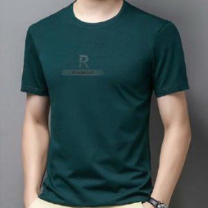 Casual Short Sleeve fashion brand trend versatile men's T-shirt wide